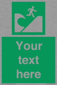 Custom Safe Condition Tsunami evacuation area